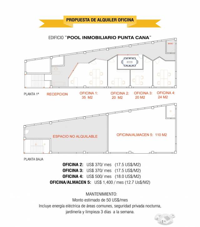 Oficinas en alquiler a pie de autopista en Bavaro - 2