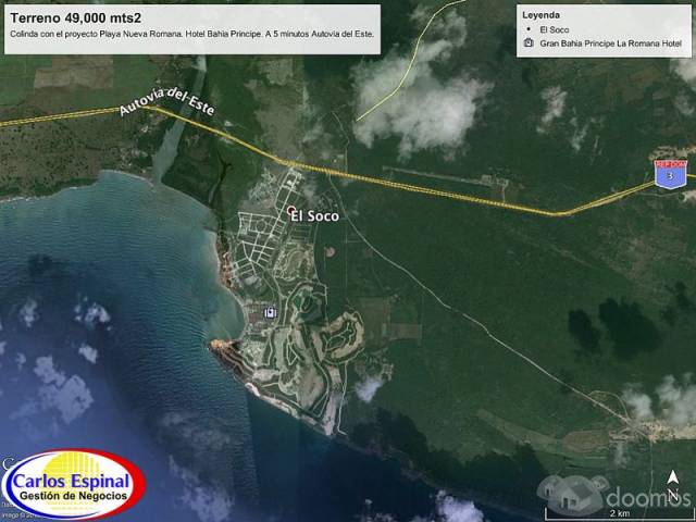 Terreno de Venta en Playa Nueva Romana , Rep. Dominicana - 3