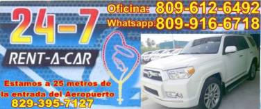 24-7, Rent, A Car, Alquiler, Renta de vehículos, Jeepetas, Carros, Autos, Coches en Licey, Santiago, Rep. Dom. - 1
