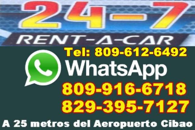 24-7, Rent, A Car,  Alquiler,  Renta de vehículos,  Jeepetas,  Carros,  Autos,  Coches  en Licey,  Santiago,  Rep. Dom. - 6