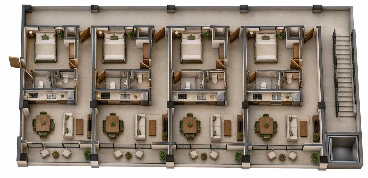 Apartamentos comodos 1 habitacion para noviembre 2027, Juan Dolio - 4