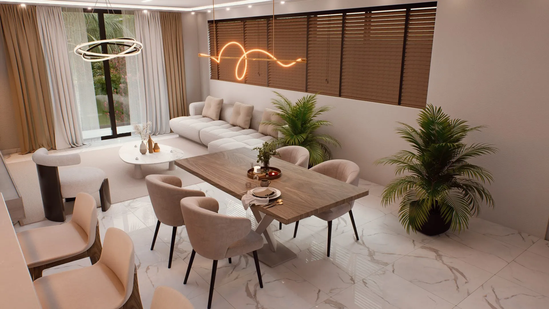 Apartamento con patio privado - 1