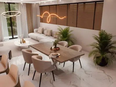 Apartamento con patio privado