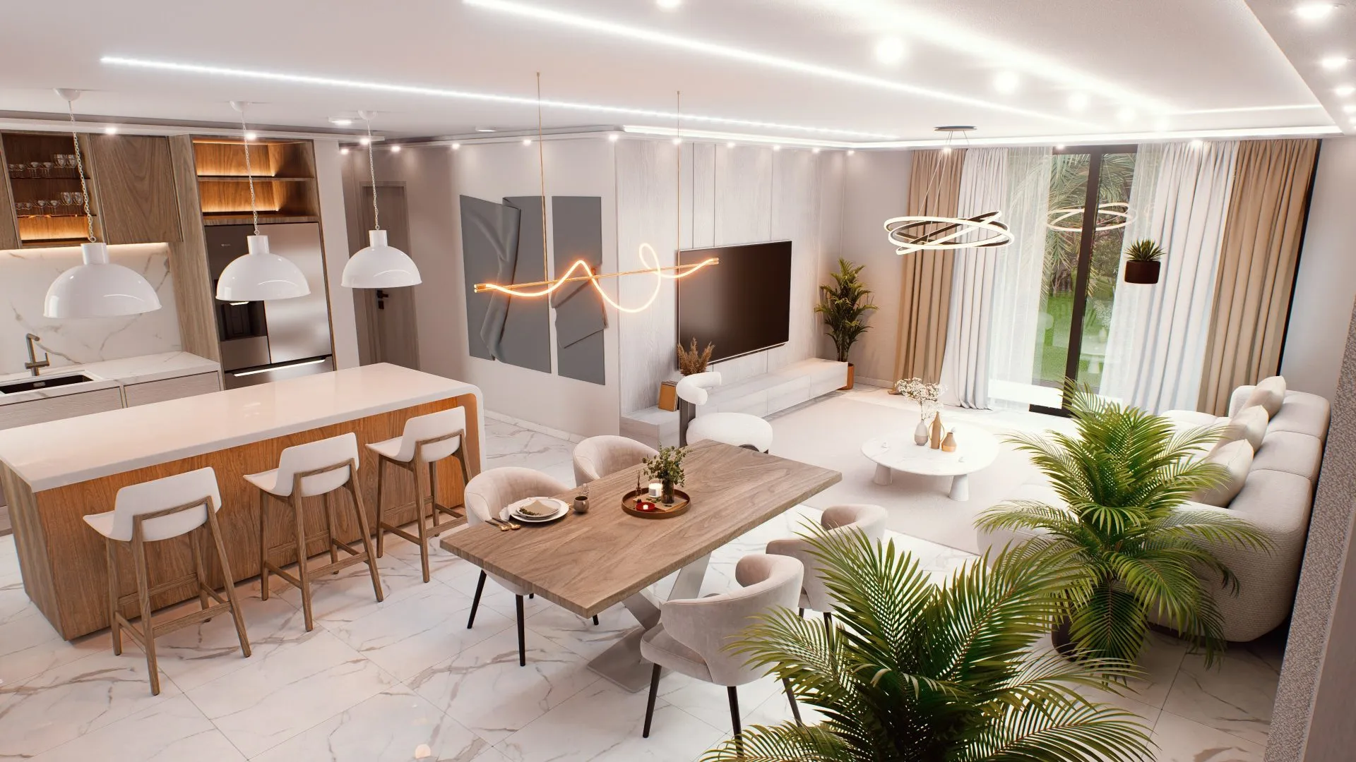 Apartamento con patio privado - 4