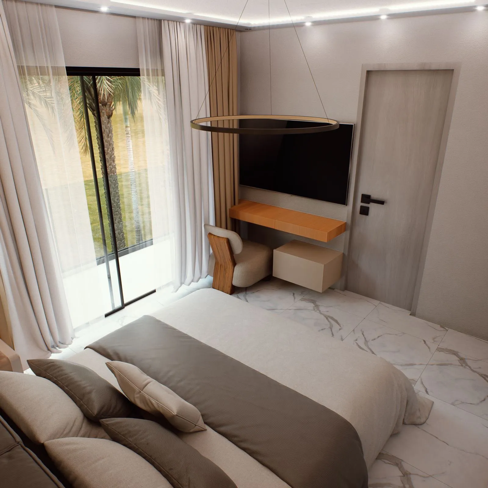 Apartamento con patio privado - 2